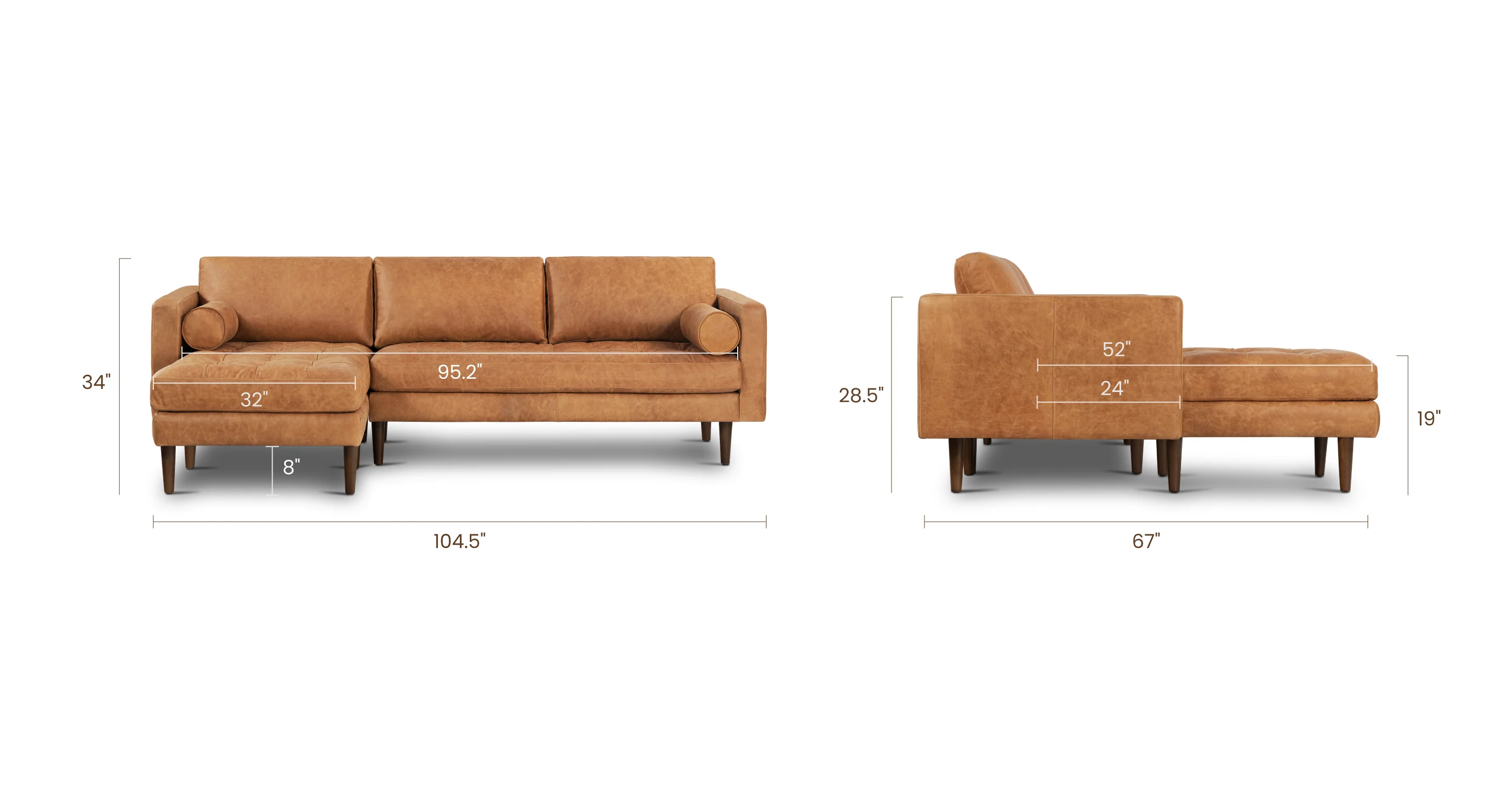 Napa Left-Facing Sectional Sofa - Image 19