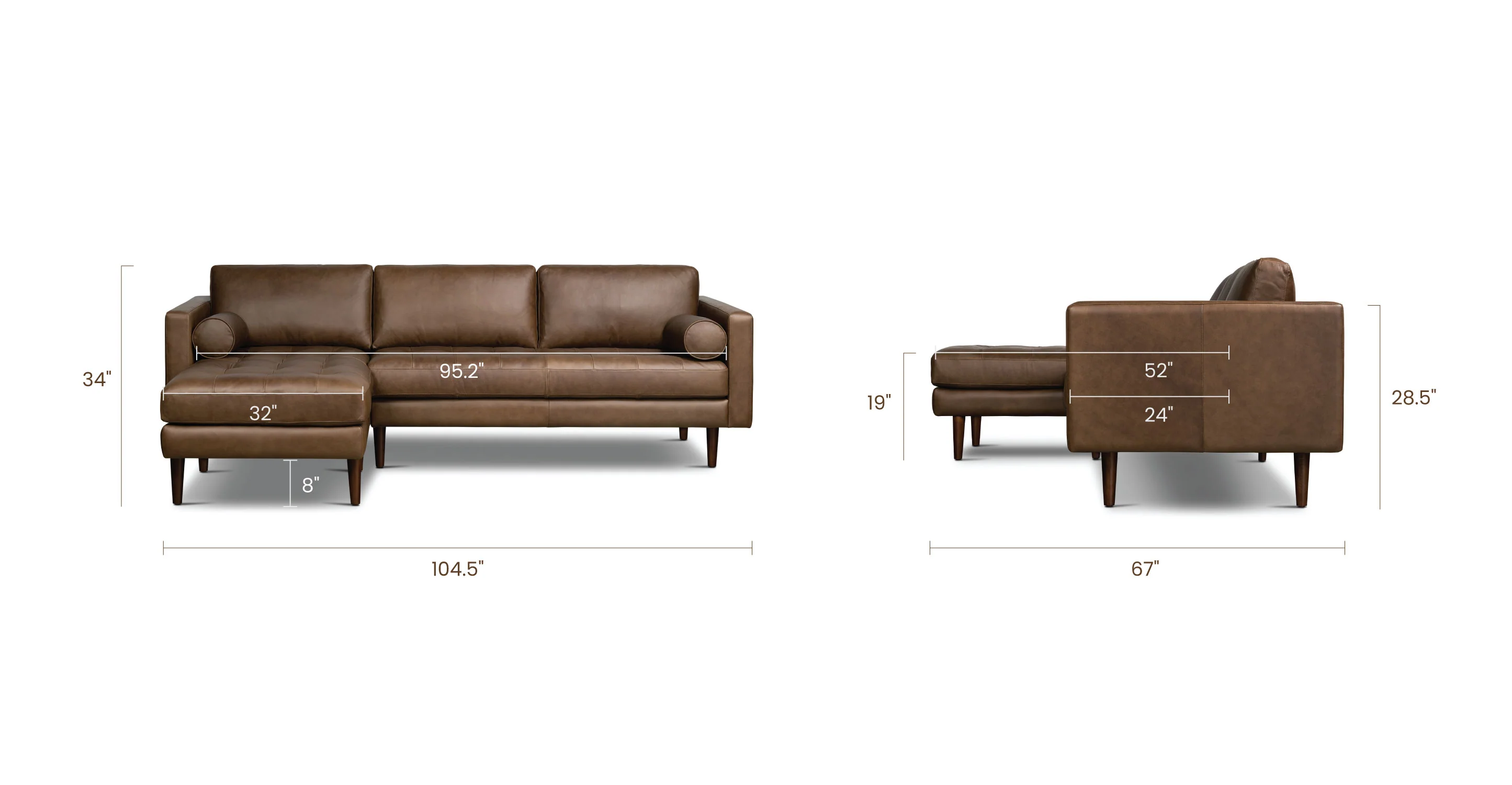 Napa Left-Facing Sectional Sofa - Image 44