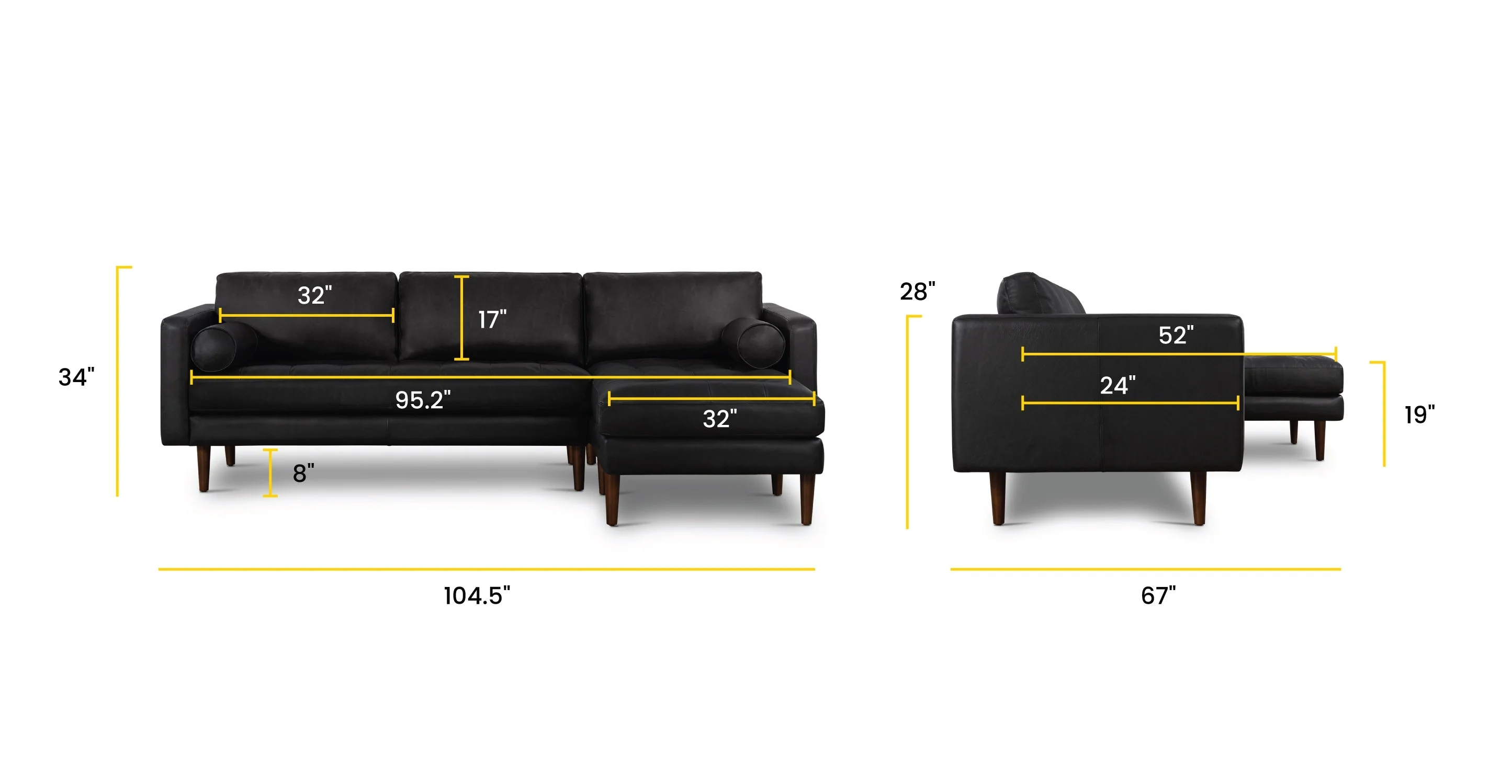 Napa Right-Facing Sectional Sofa - Image 50