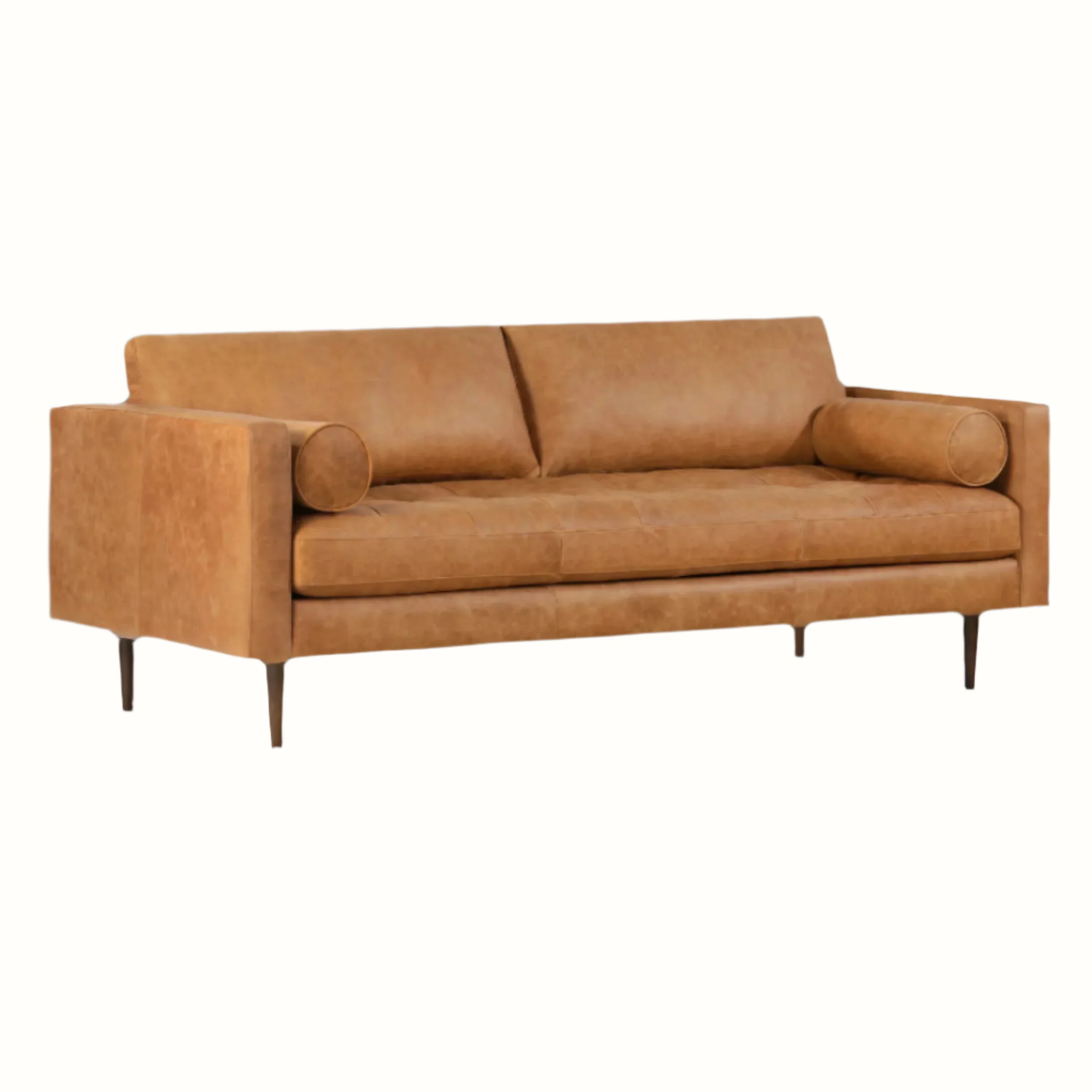 Napa Leather Sofa 88.5” - Image 12