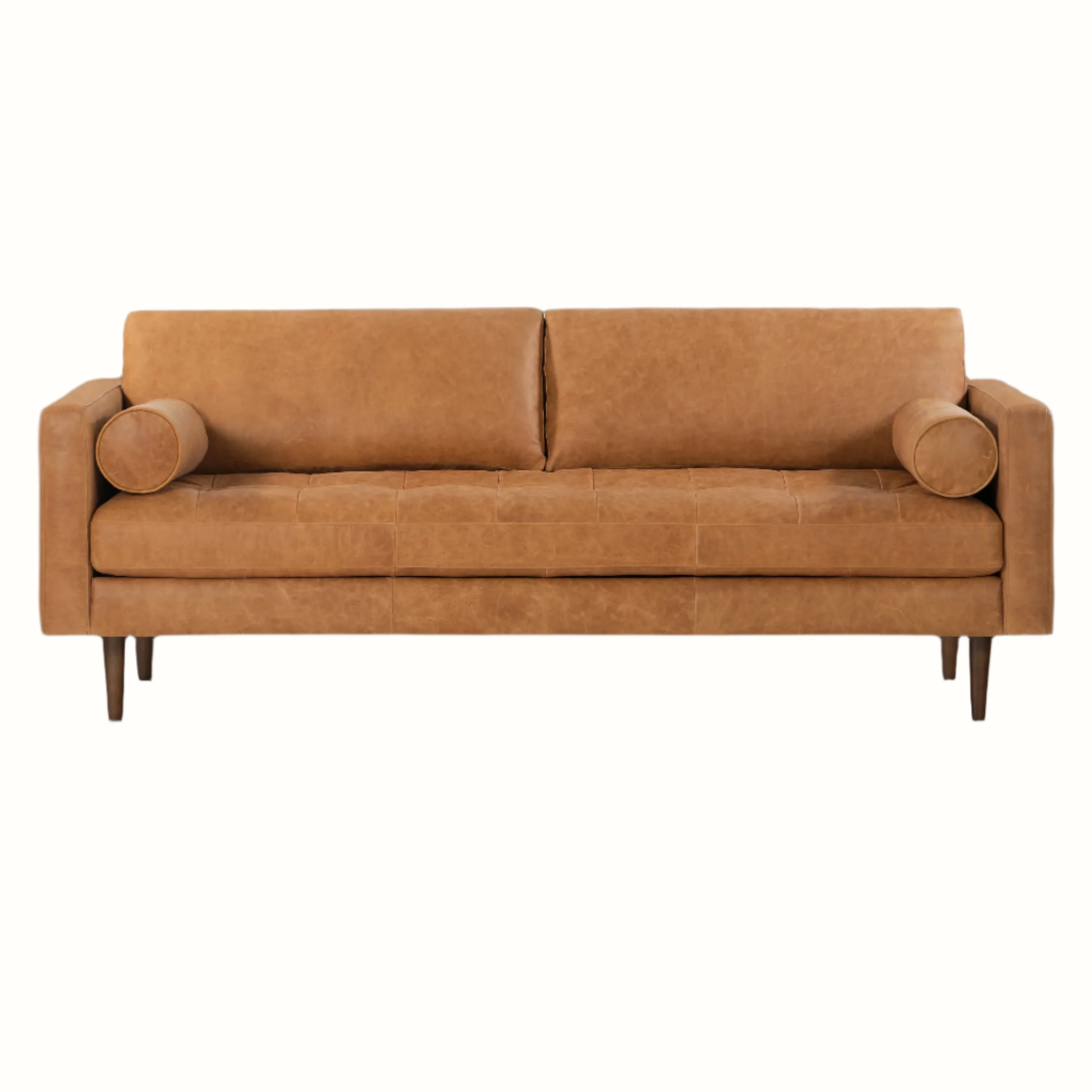 Napa Leather Sofa 88.5” - Image 14