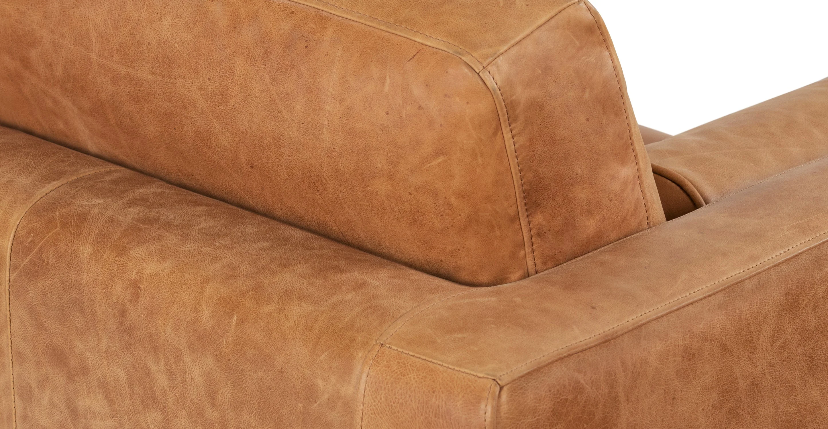 Napa Leather Sofa 88.5” - Image 22
