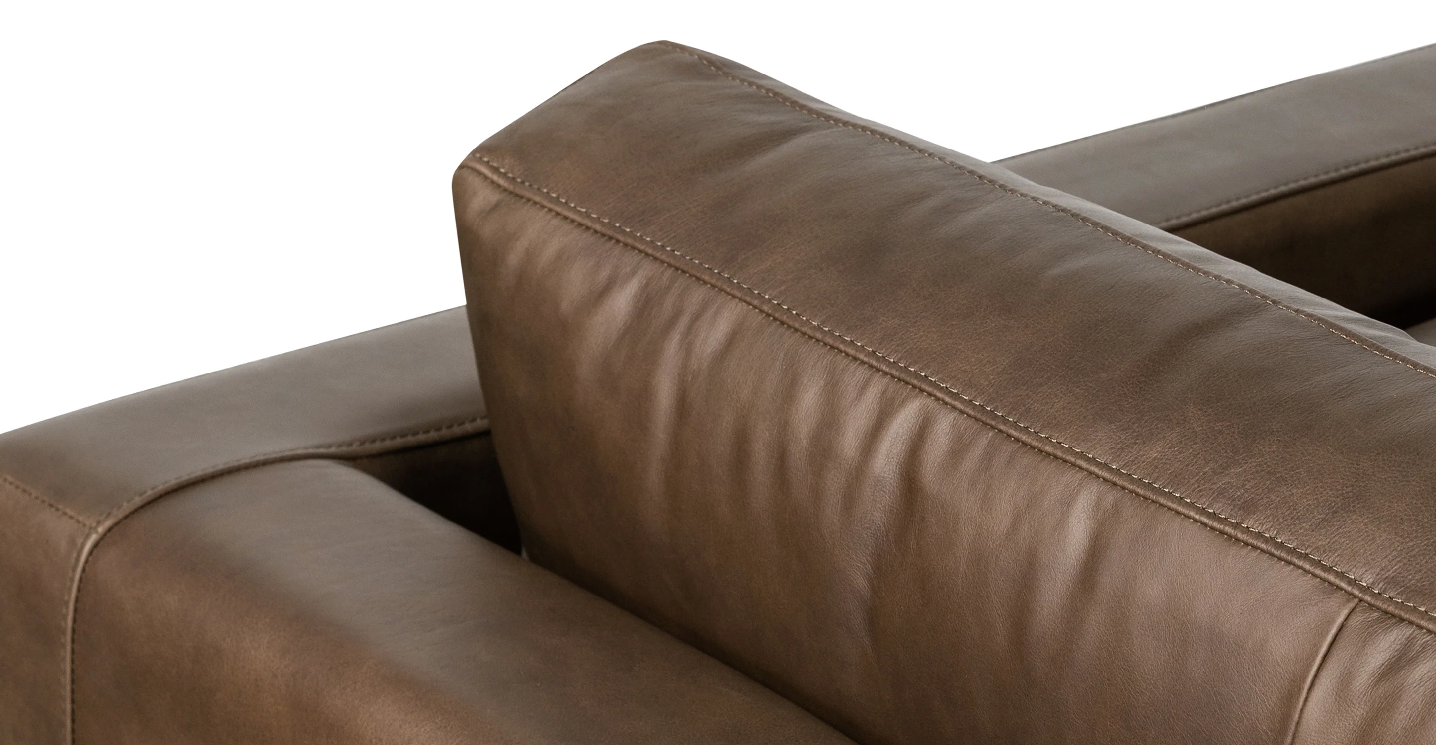 Napa Leather Sofa 88.5” - Image 87