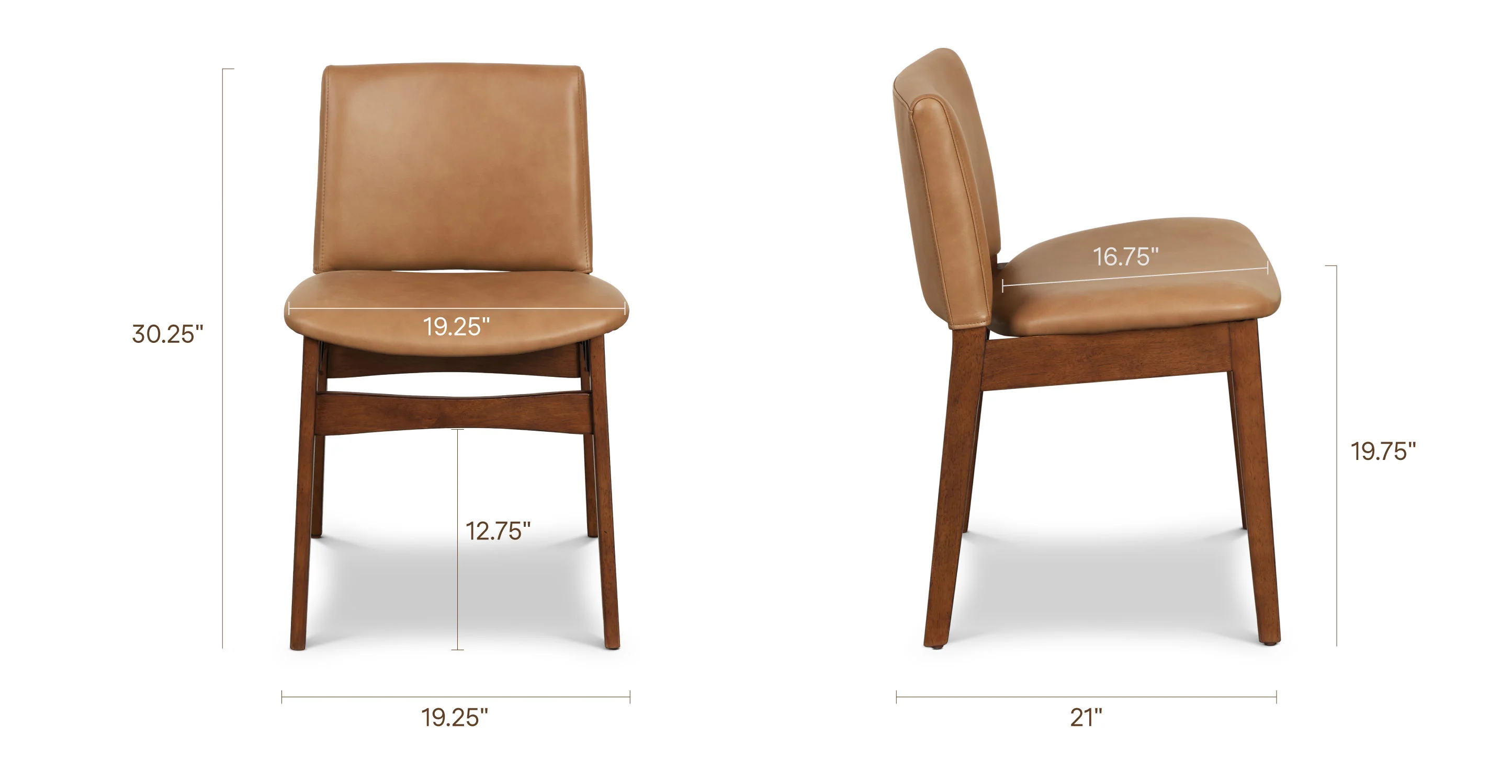 Oliva Leather Dining Chair - Image 39