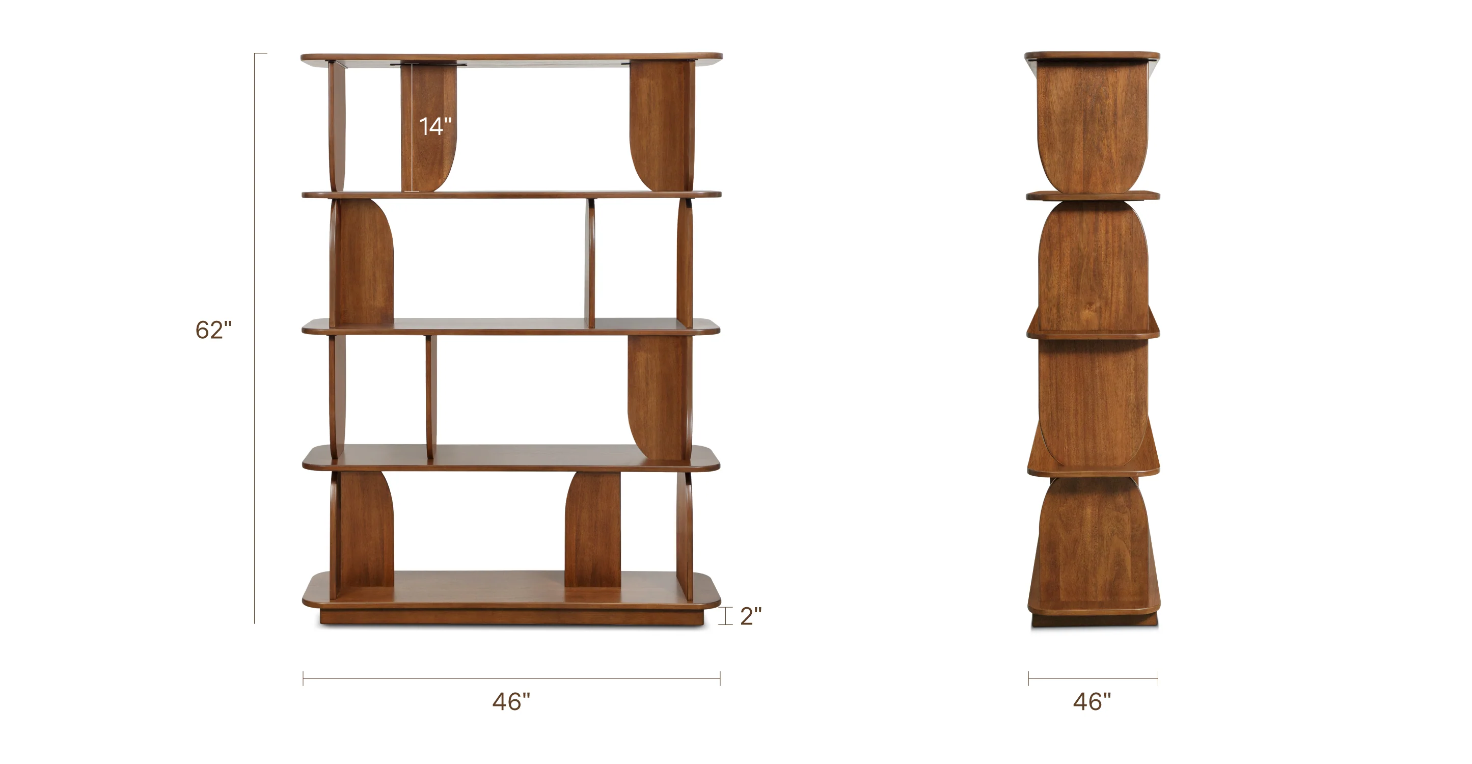 Padua 62" Bookshelf - Image 24