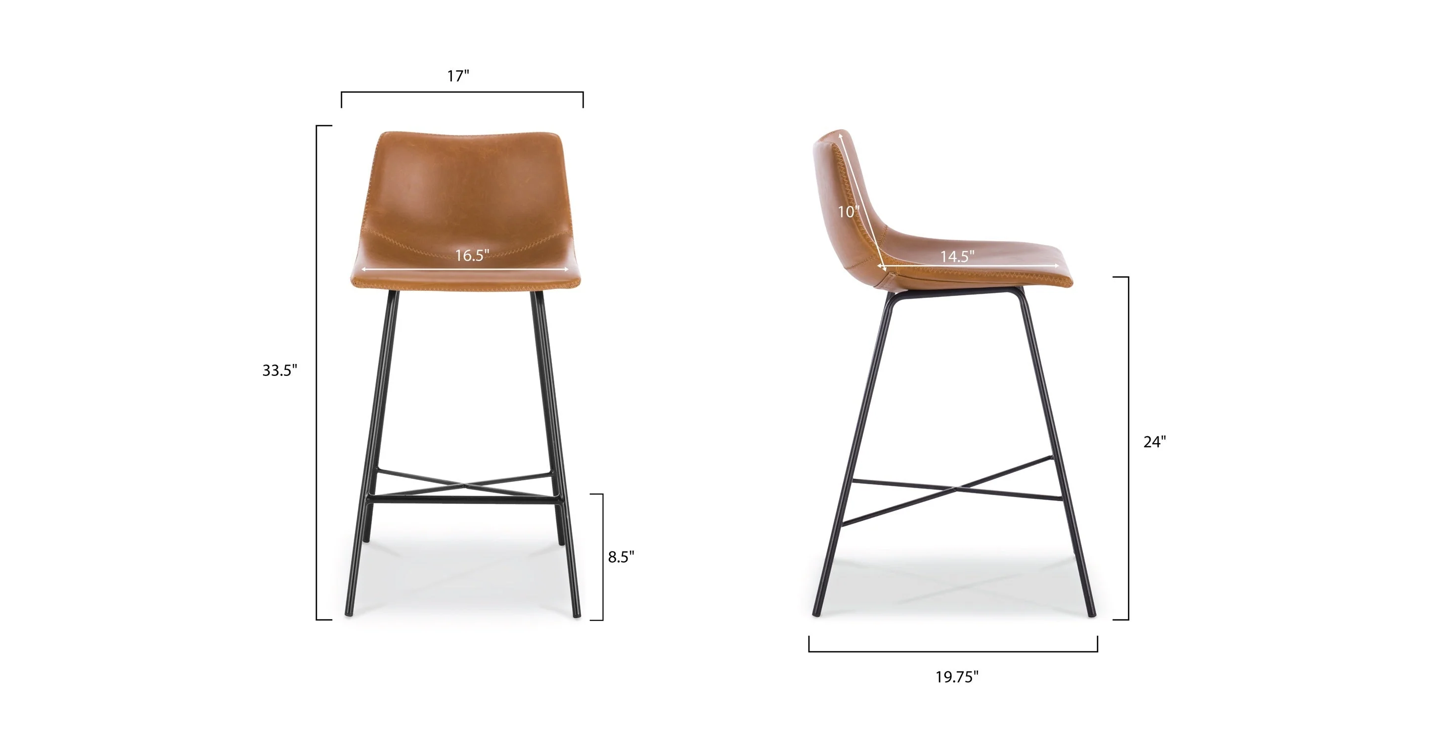 Paxton 24” Counter Height Stool - Image 11