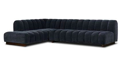 Pomona 125" Left-Facing Bumper Sectional - Image 32