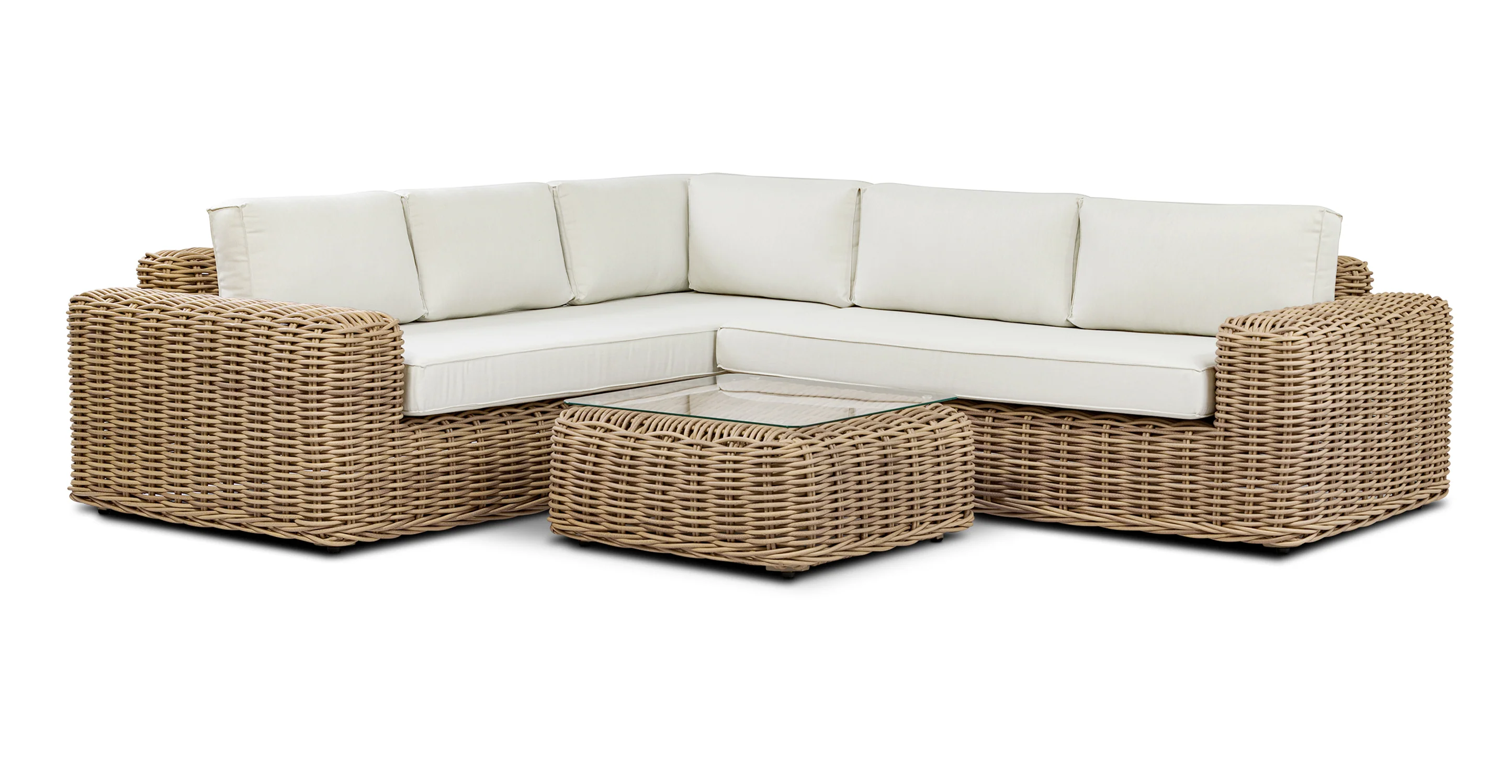 Puglia Corner Sectional Set with Coffee Table - Image 2