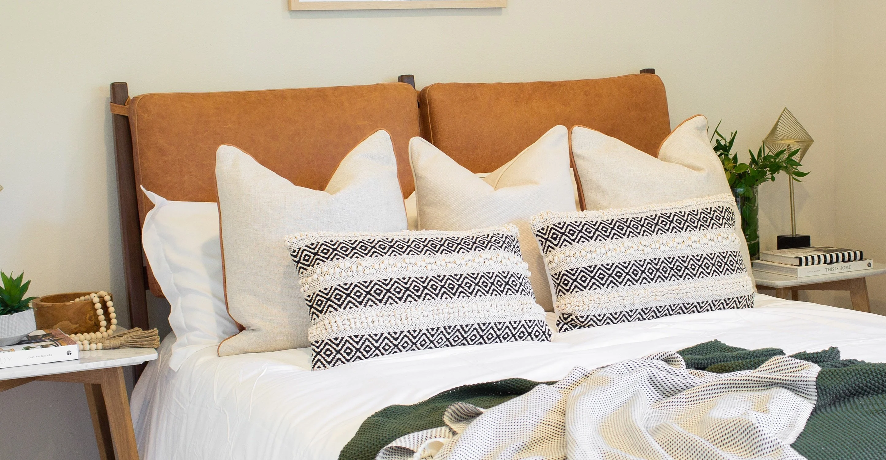Truro Bed Headboard Cushion Set - Image 24