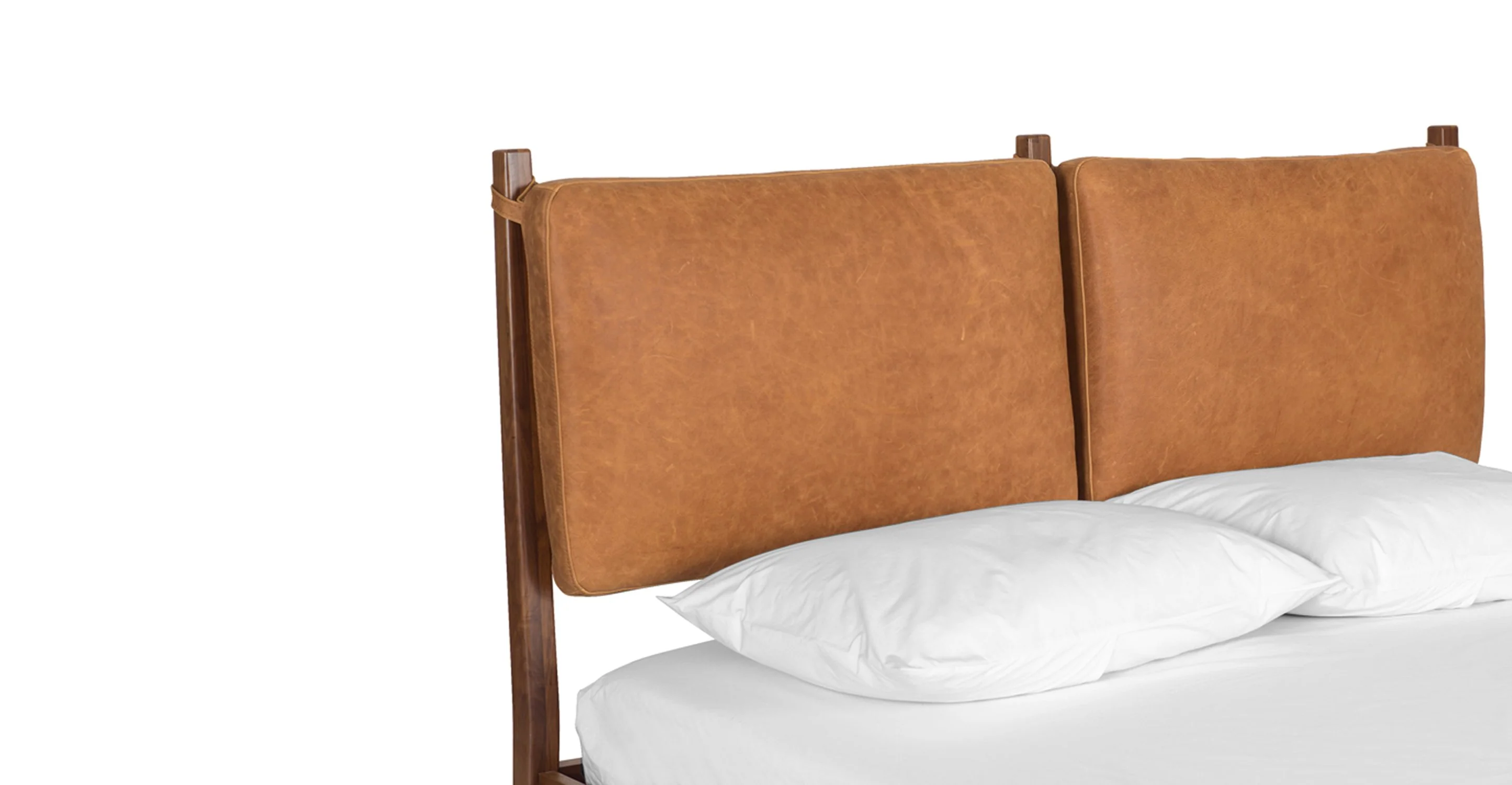 Truro Bed with Leather Cushions - Image 4