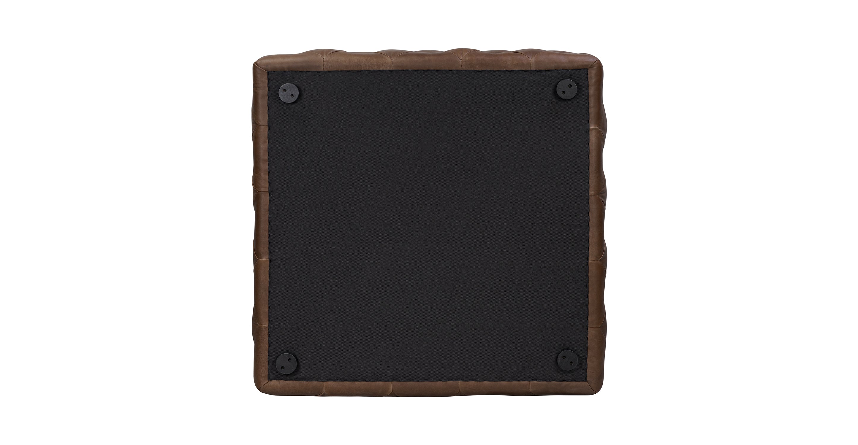 Turin Leather Ottoman - Image 36