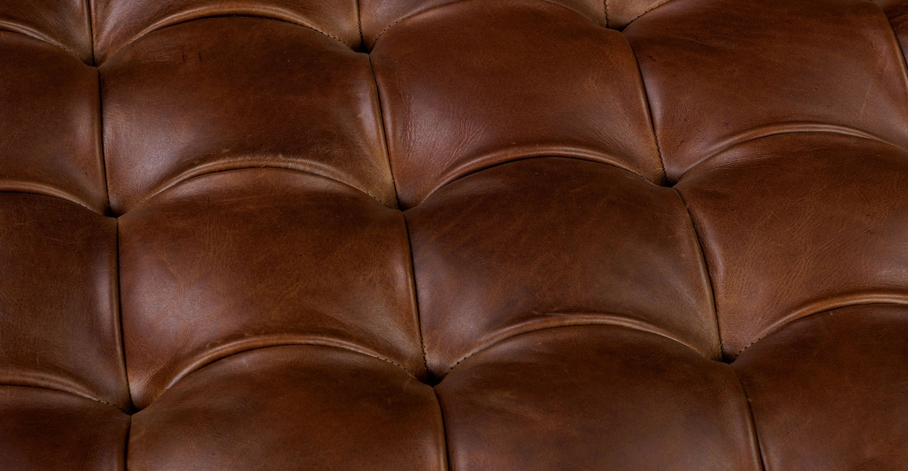 Turin Leather Ottoman - Image 8