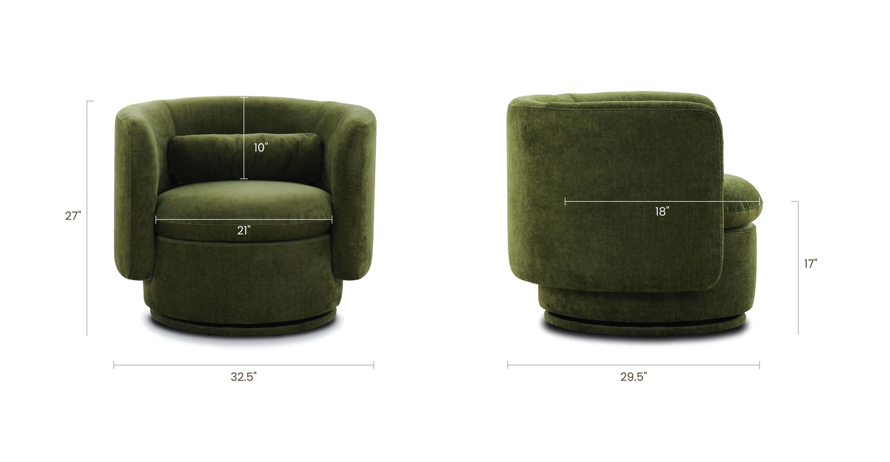 Tuzla Swivel Chair - Image 13