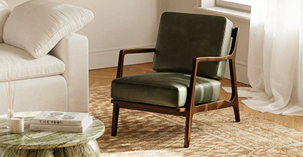 Verity Leather Lounge Chair - Image 130