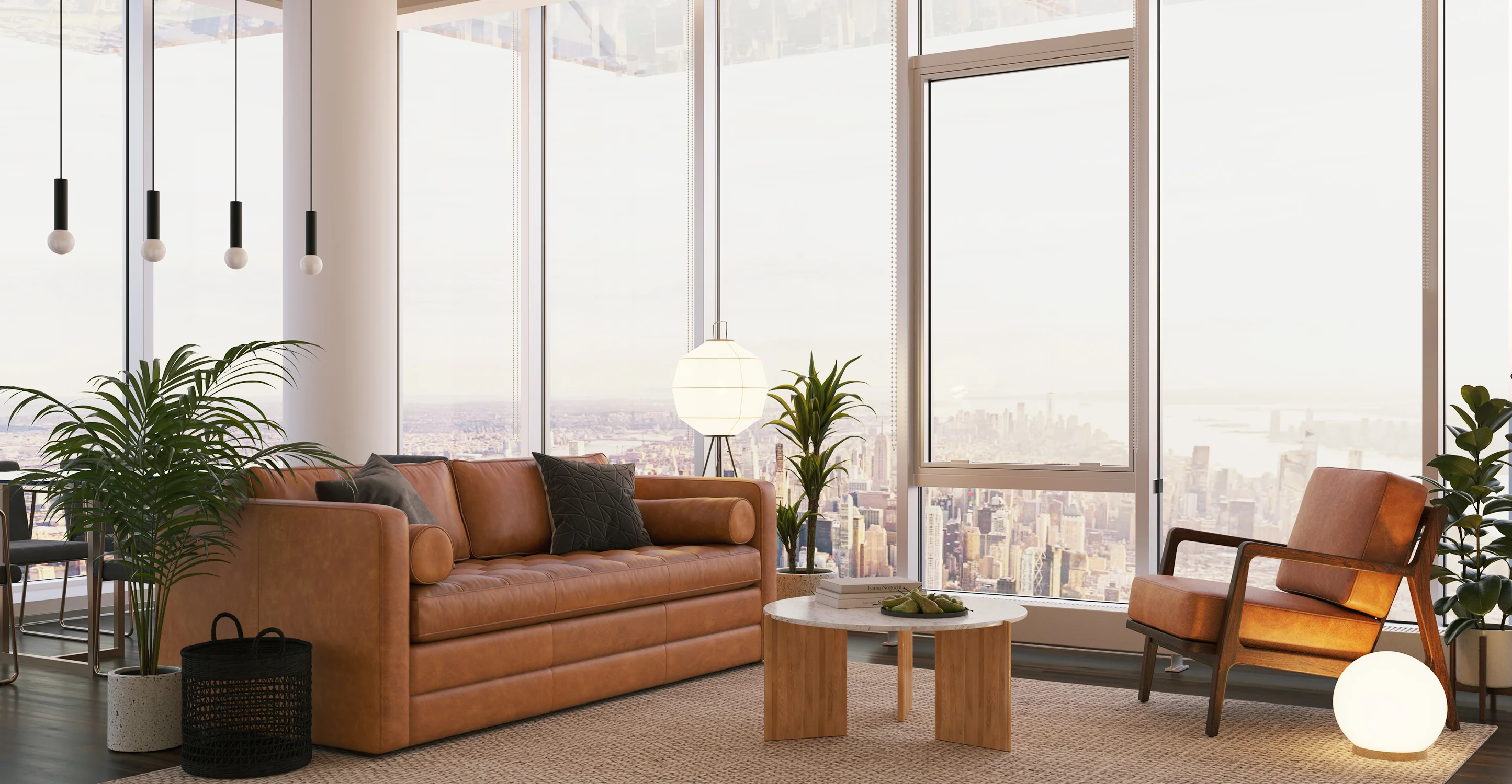 Verity Leather Lounge Chair - Image 3