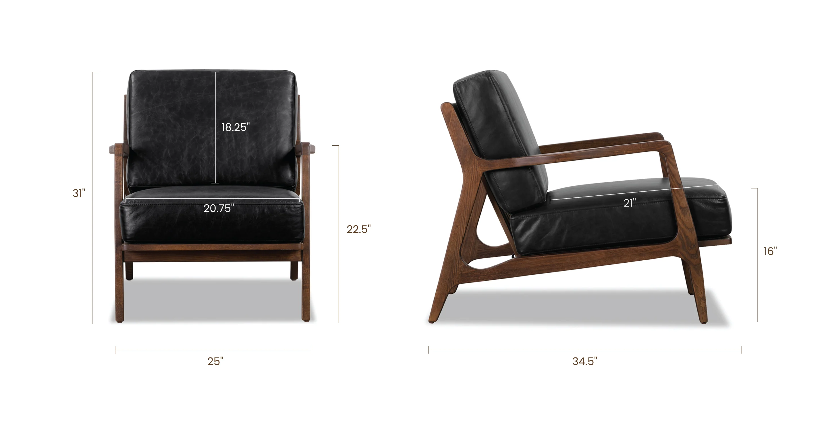 Verity Leather Lounge Chair - Image 50