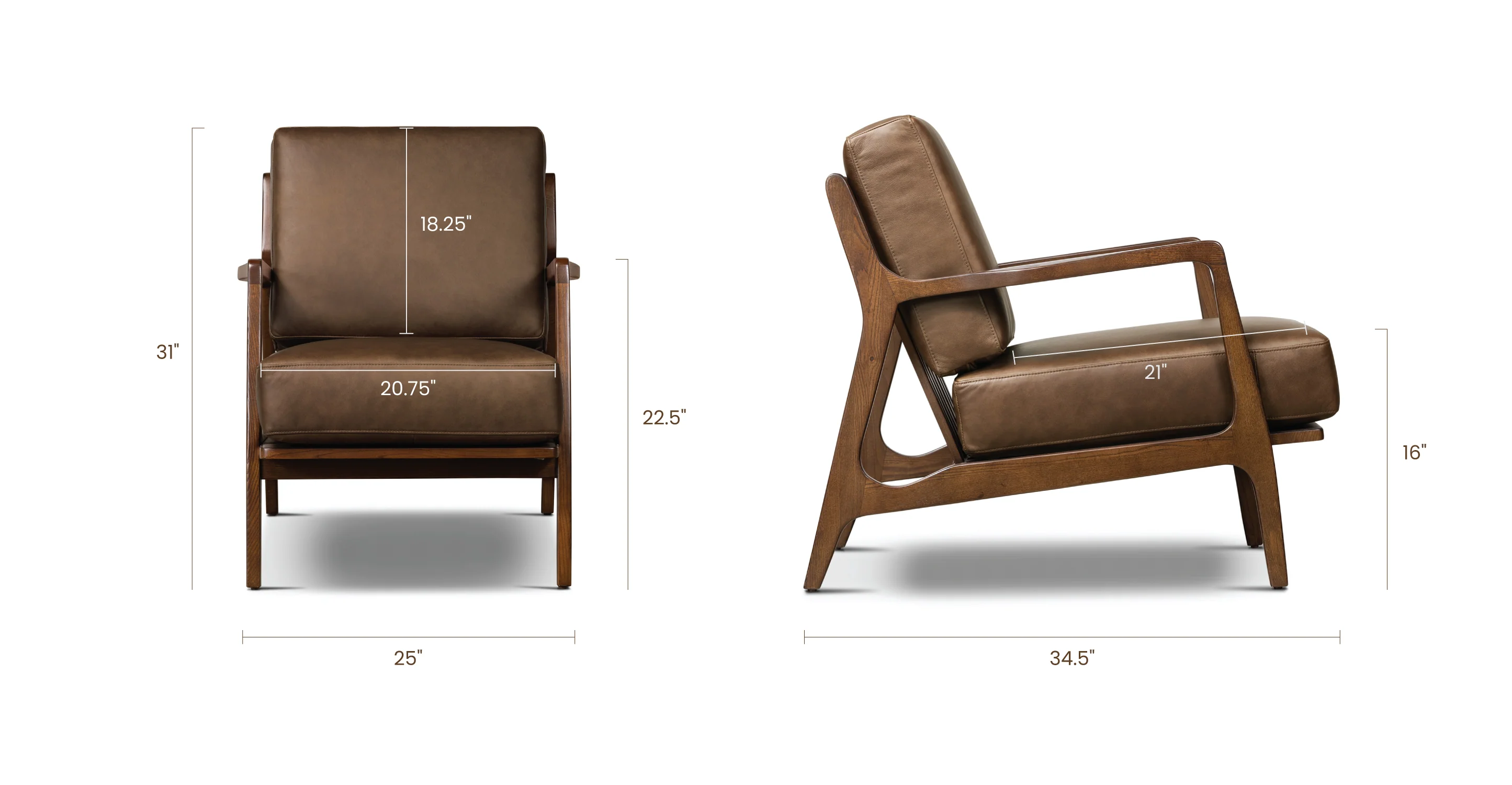 Verity Leather Lounge Chair - Image 97
