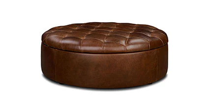Zahra Leather Storage Ottoman - Image 29