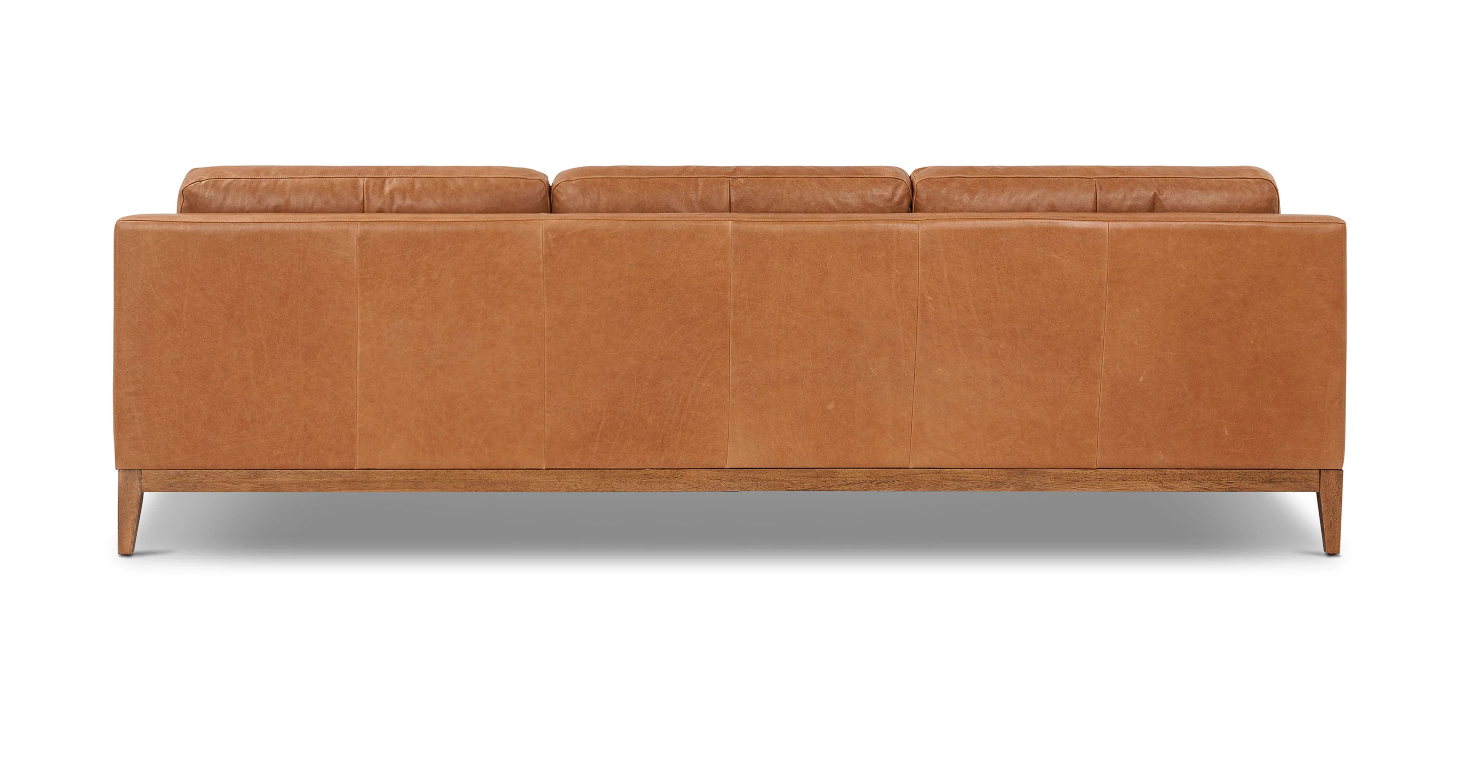 Zyon 105.5" Reversible Chaise Leather Sectional - Image 6