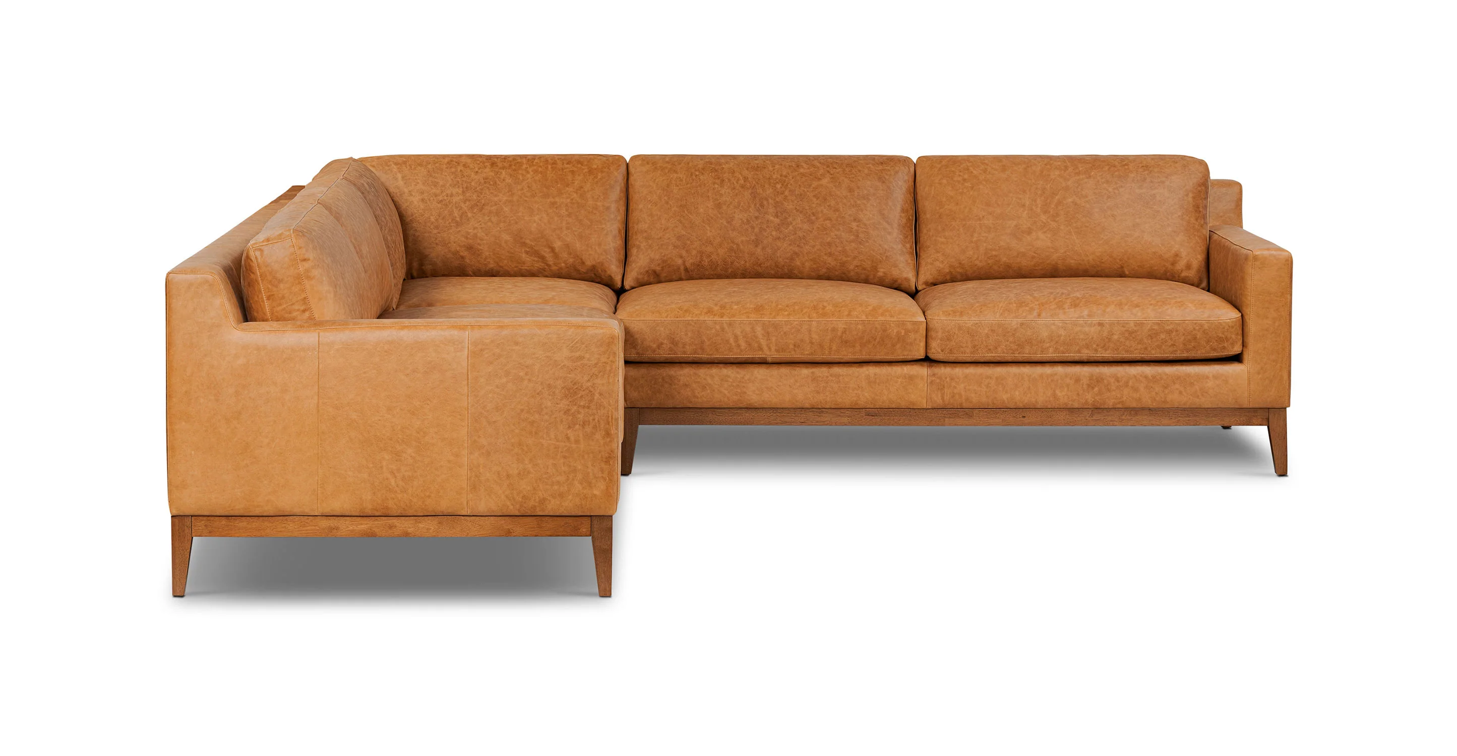 Zyon 116" Leather Corner Sectional - Image 16