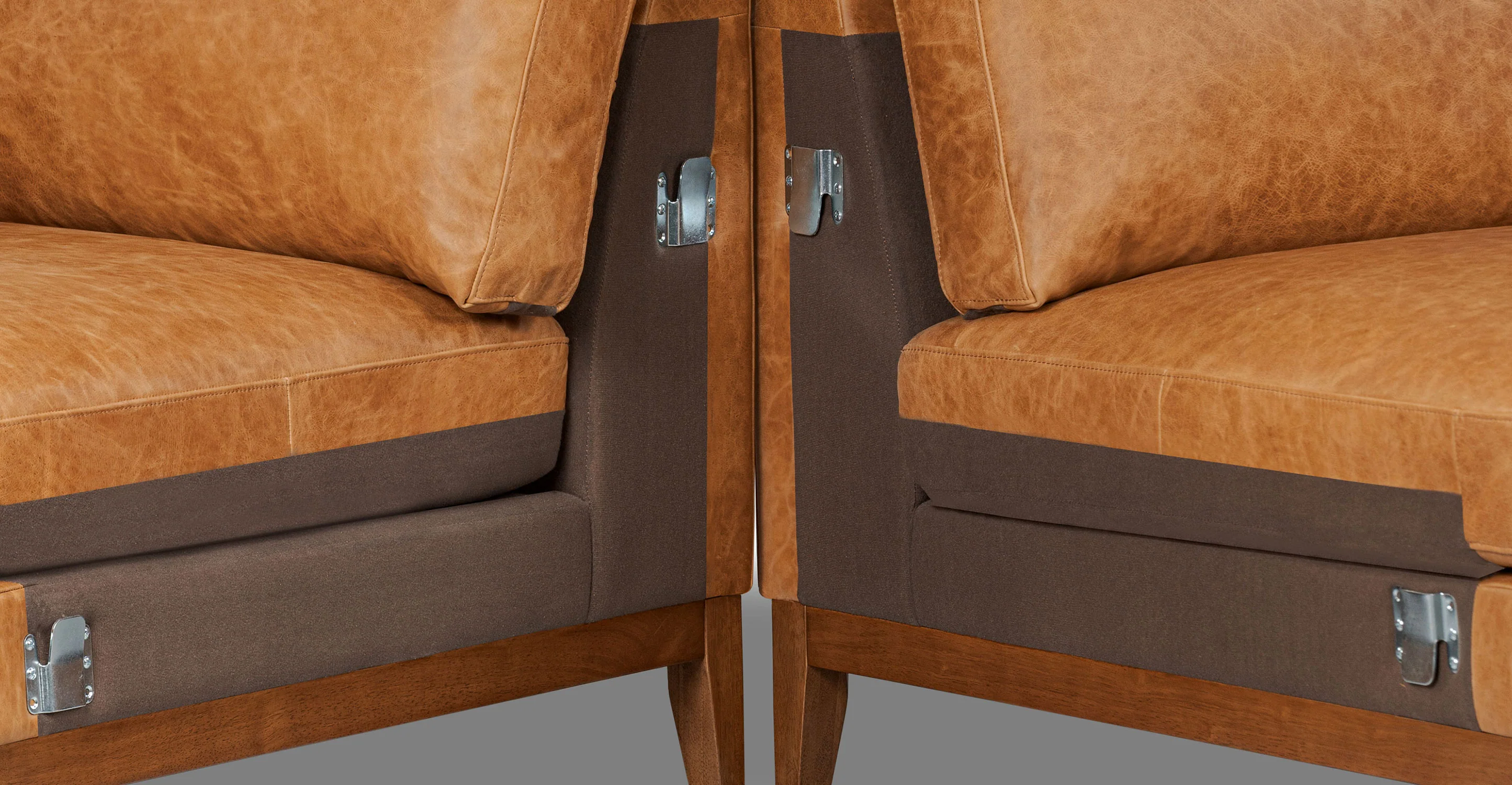 Zyon 116" Leather Corner Sectional - Image 24