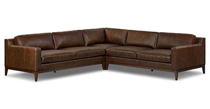 Zyon 116" Leather Corner Sectional - Image 44
