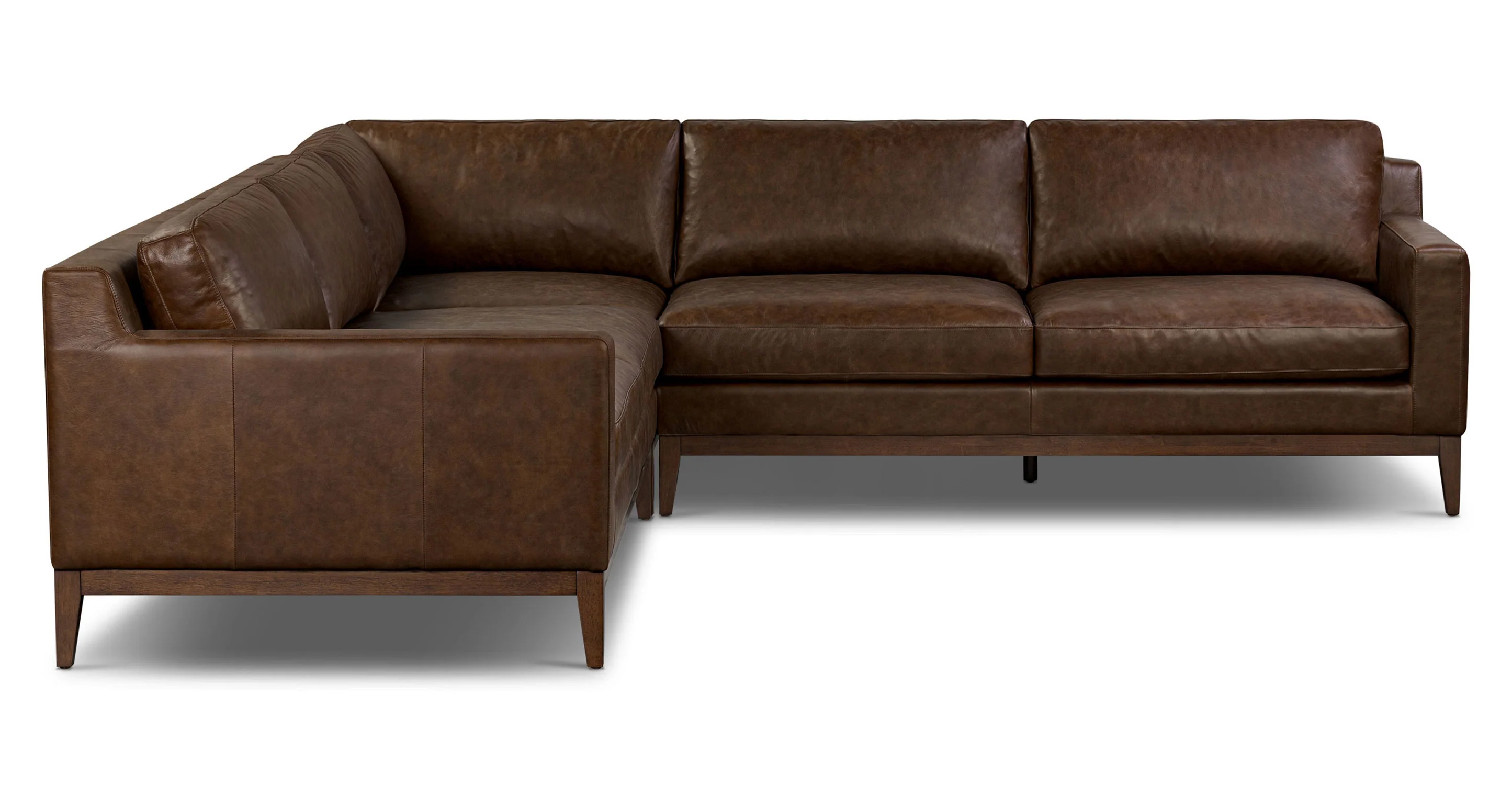 Zyon 116" Leather Corner Sectional - Image 5
