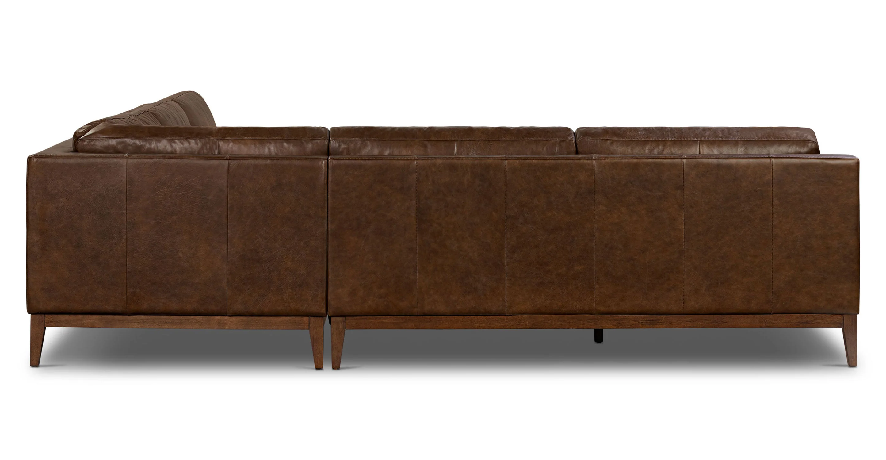 Zyon 116" Leather Corner Sectional - Image 7