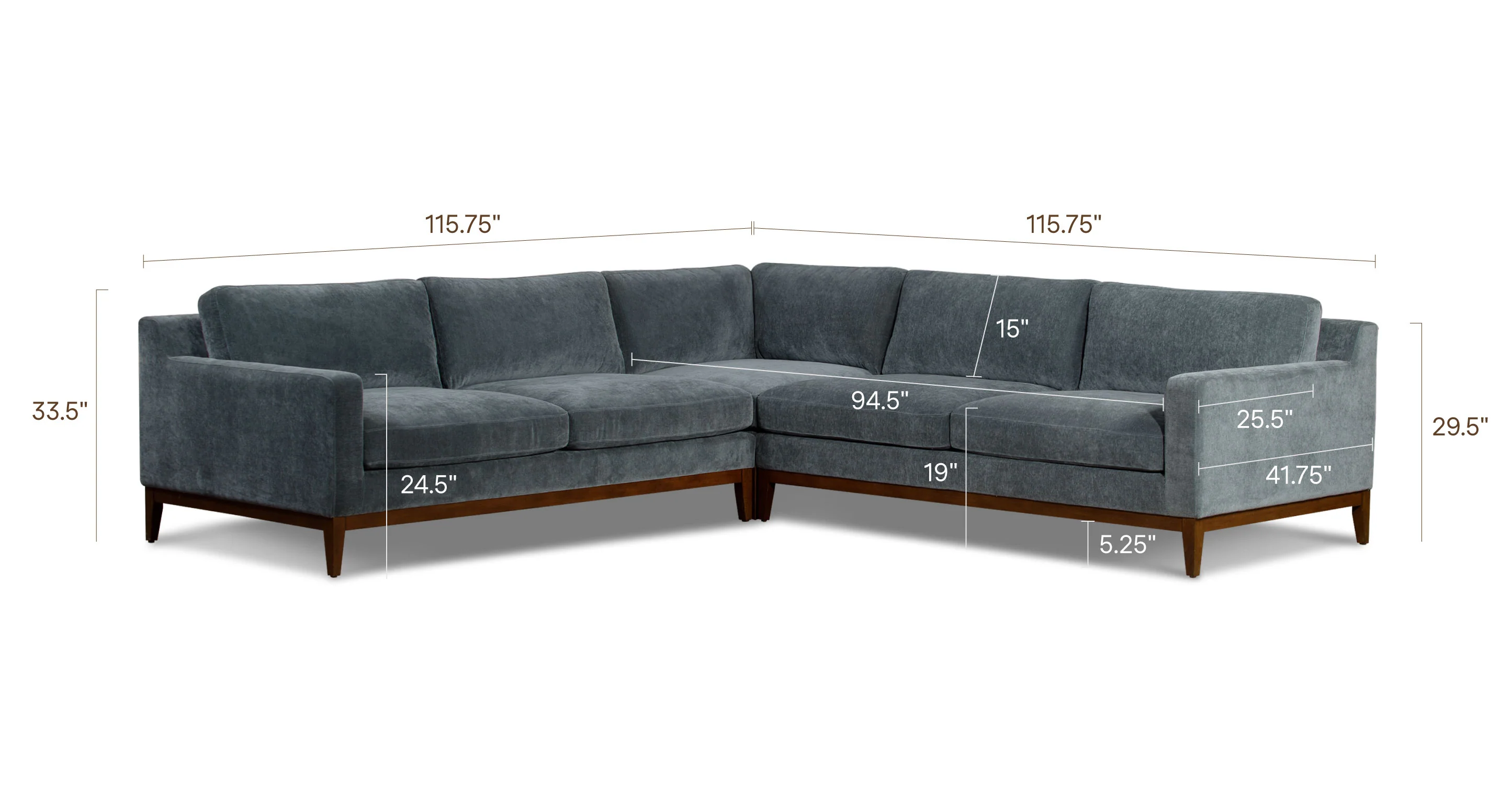 Zyon 116" Corner Sectional - Image 13