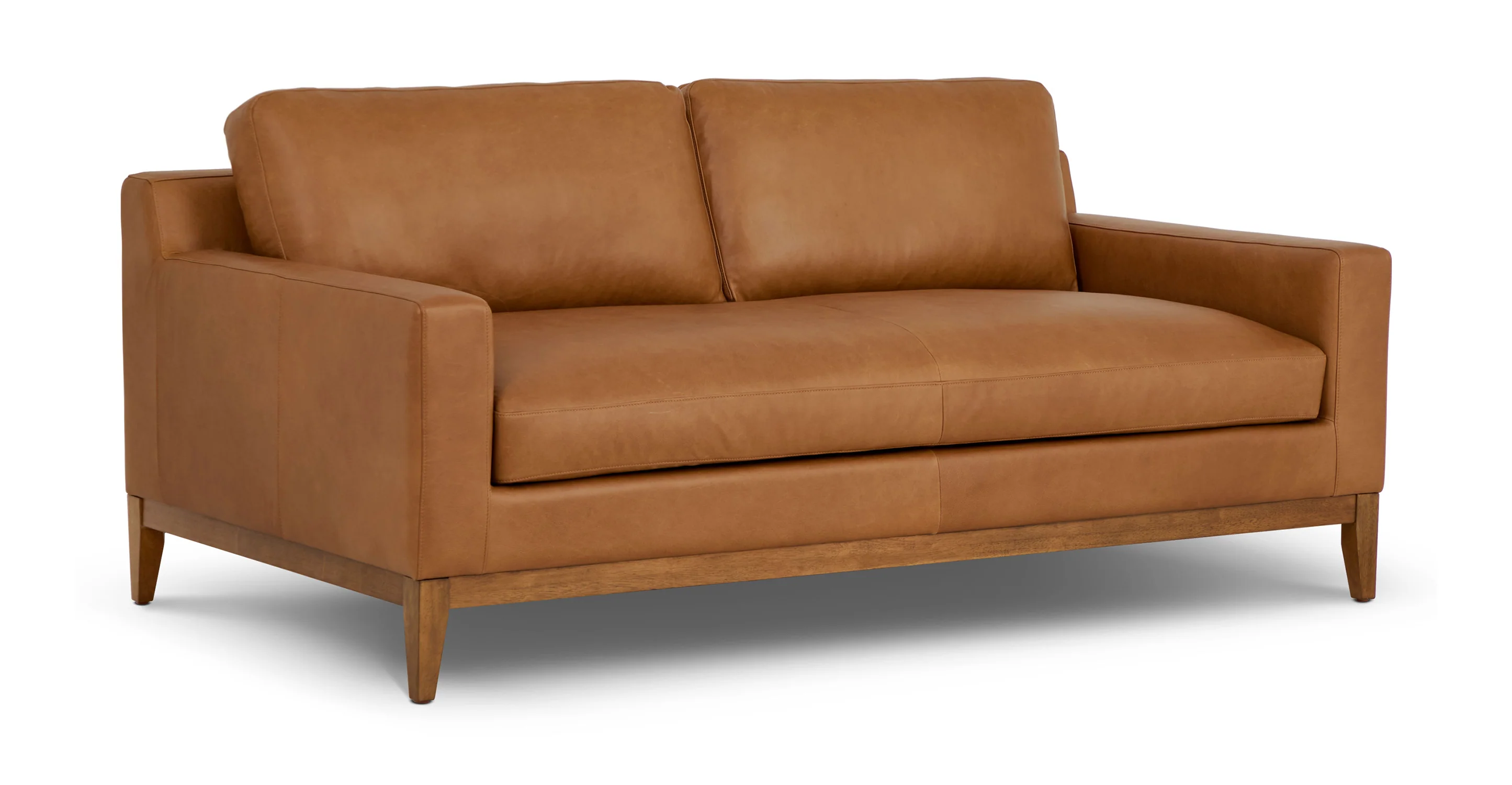 Zyon 75" Leather Apartment Sofa - Image 2